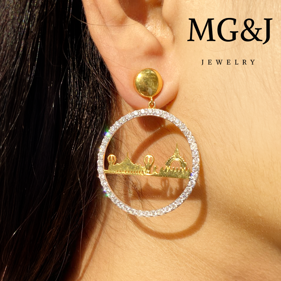 Myanmar Landmark Earrings