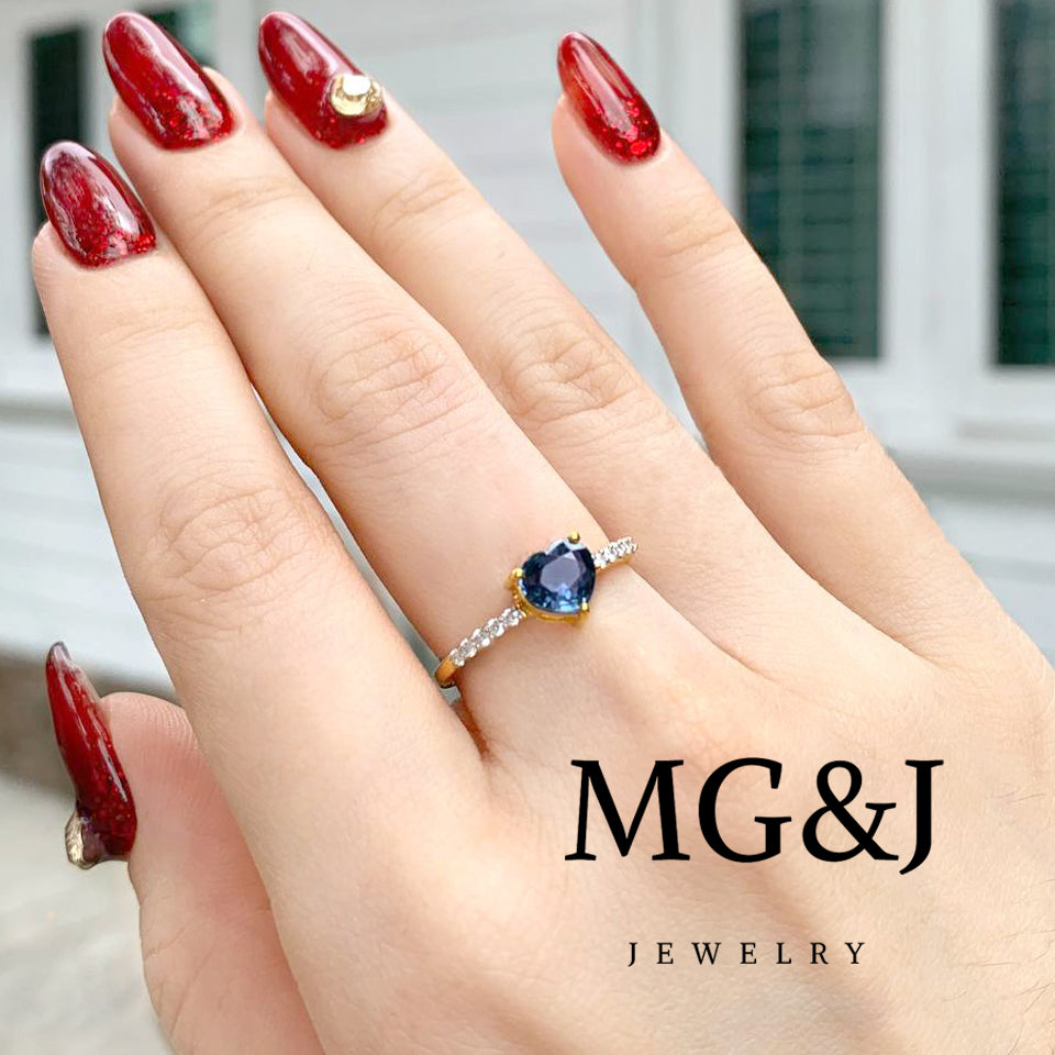 Sapphire Serenade Ring