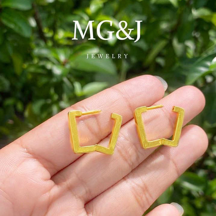 Golden Huggies Earrings