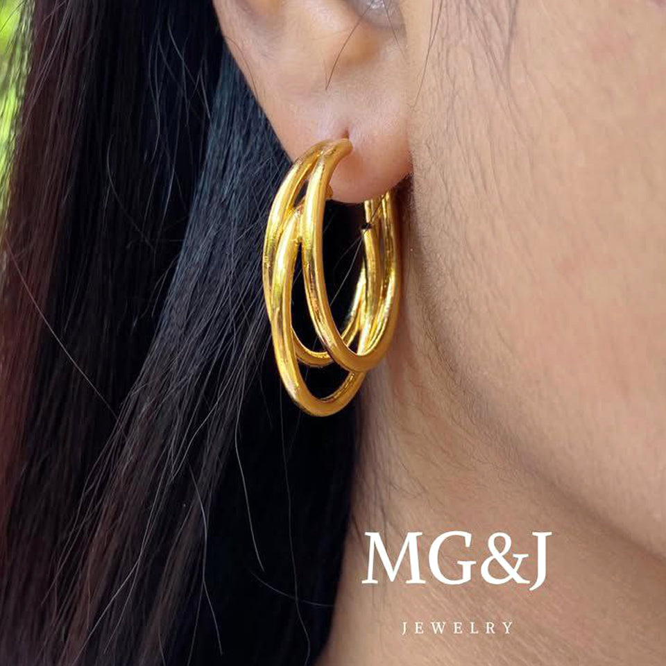 3 Steps old earrings
