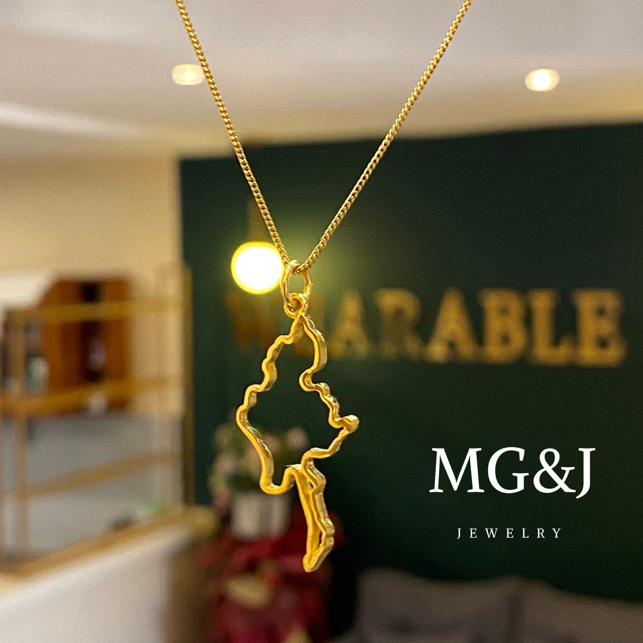 Map Pendant (Frame Design)