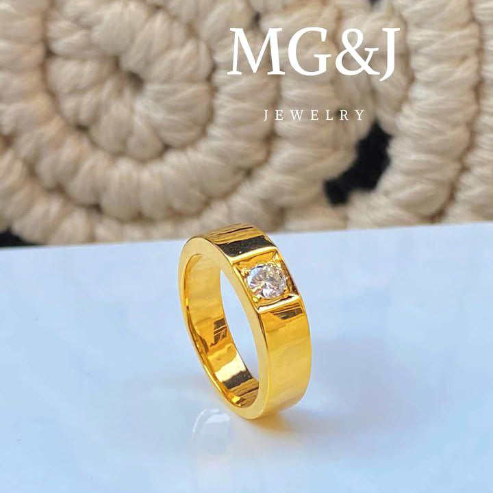 Diamond Solitaire Band Ring