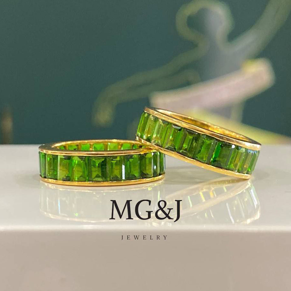 Diopside Eternity Ring