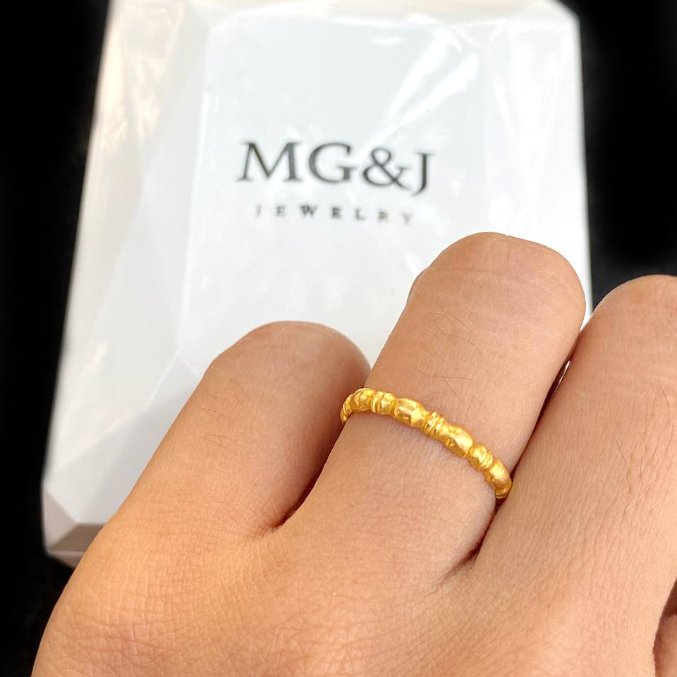 Embossed Ring