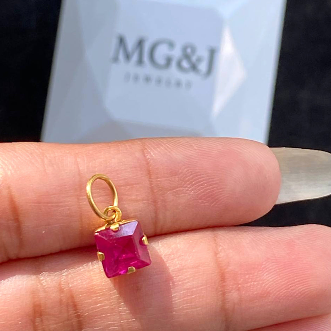 Pink Stone Pendant