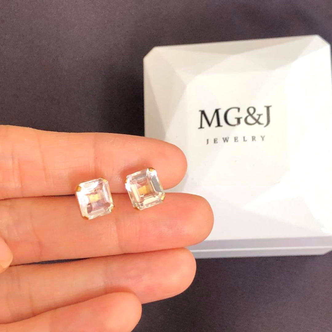 Natural Topaz earrings