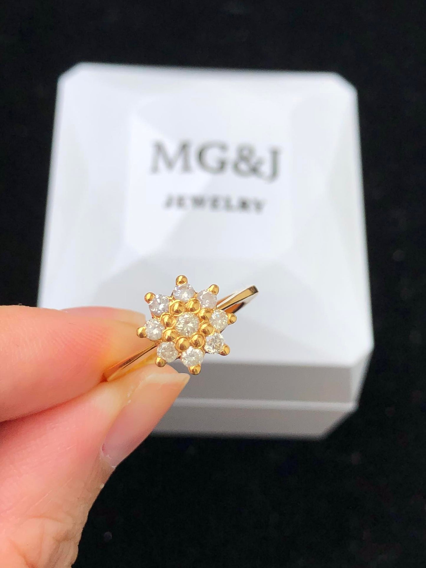 Simple Chel Diamonds Ring