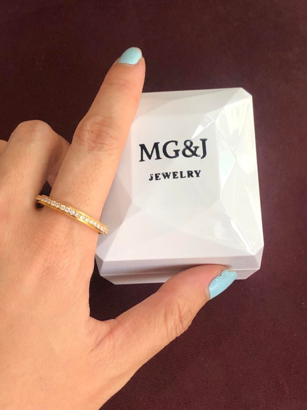 Full Diamonds band Ring