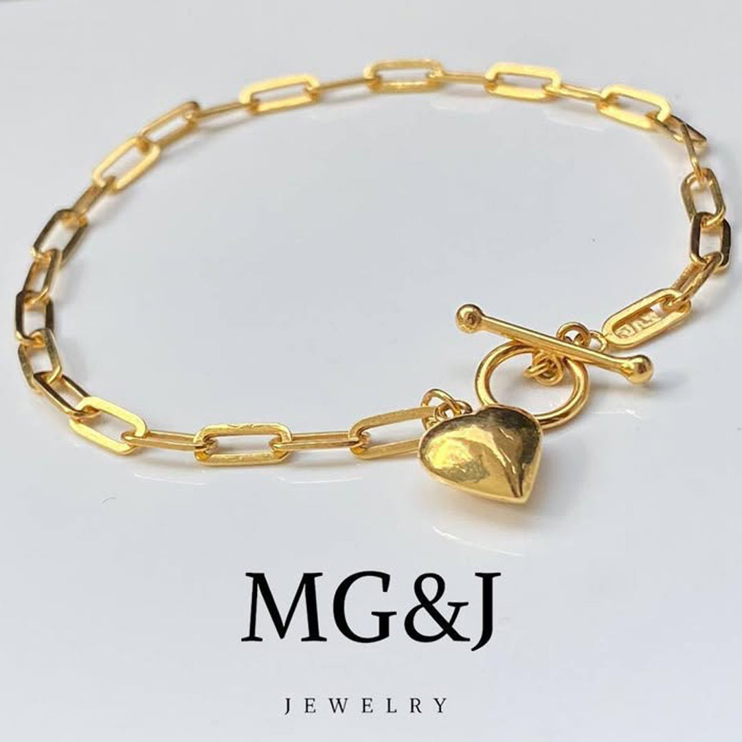 Boyfriend Heart Bracelet