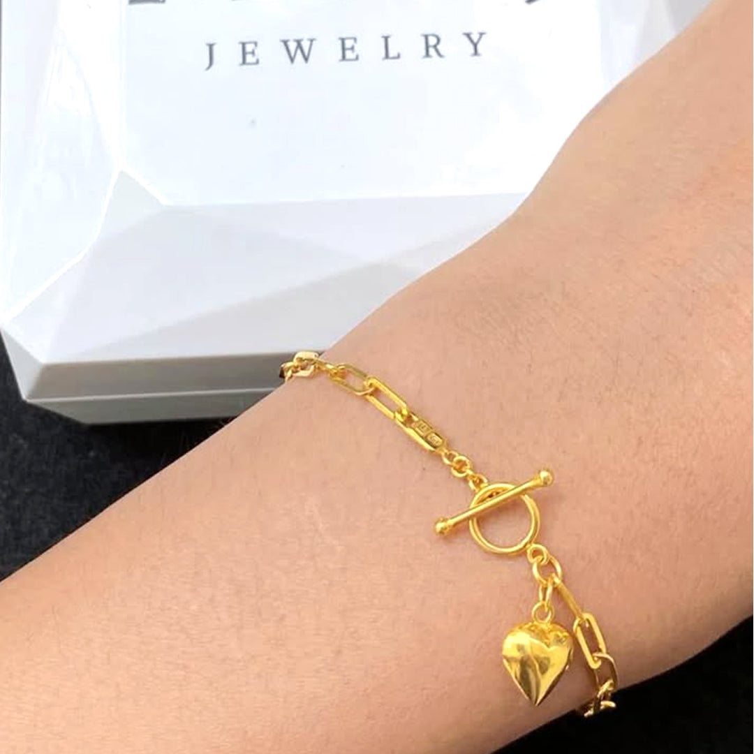 Boyfriend Heart Bracelet