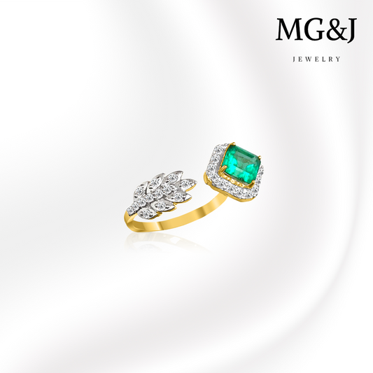 Columbia Emerald and Diamond Ring