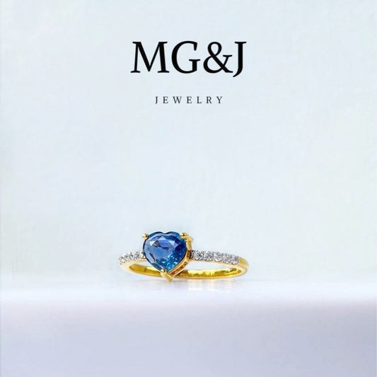 Sapphire Serenade Ring