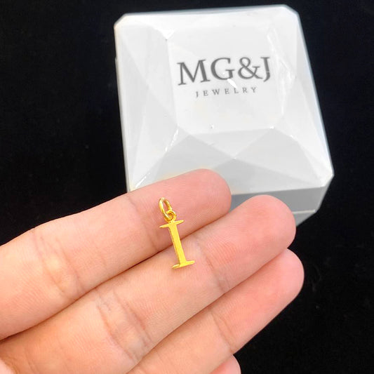 "I" Alphabet Pendant