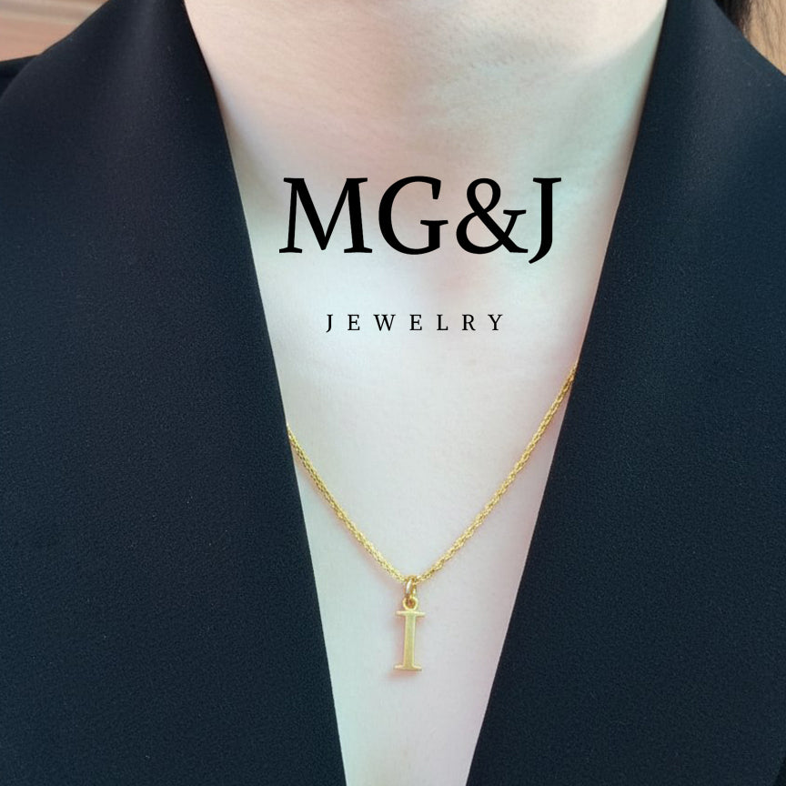"I" Alphabet Pendant