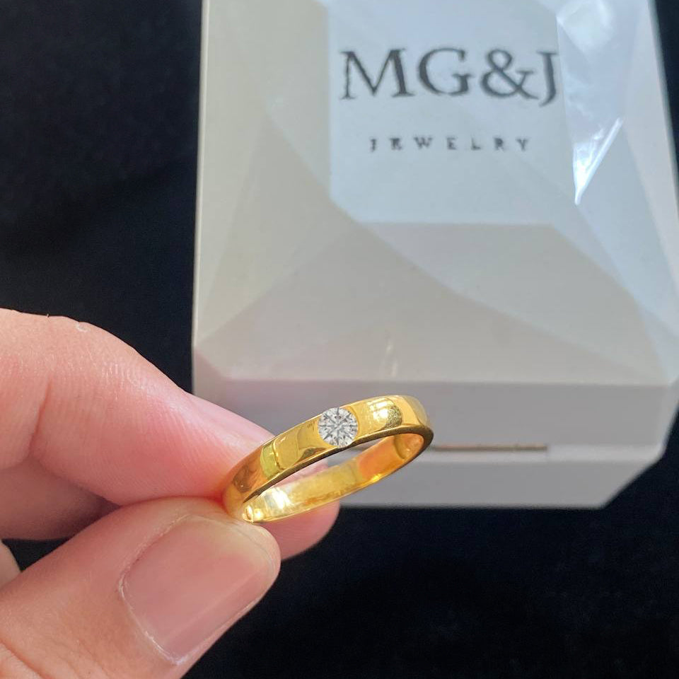 Simple Diamond Solitaire Ring